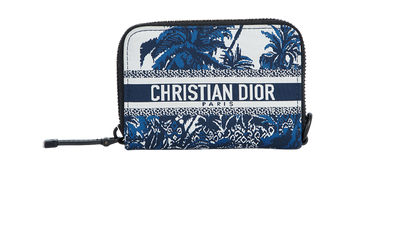 Christian Dior Toile De Jouy Card Holder, front view